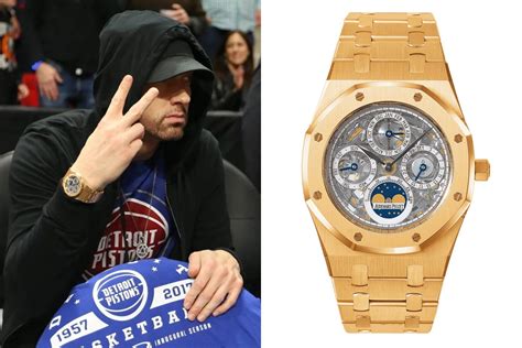 Eminem’s watch collection: Audemars Piguet, Casio G